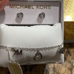 Michael Kors Earring Bracelet Set